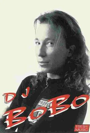 Autogrammkarte DJ BoBo – Mega Dance Tour 1994, Motiv 1