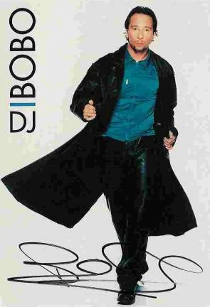 Autogrammkarte DJ BoBo – Magic Tour 1998, Motiv 2