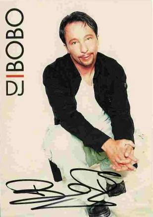 Autogrammkarte DJ BoBo – Mystasia Tour 1999, Motiv 2