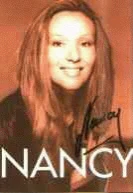 Autogrammkarte Nancy – Celebration Show 2002