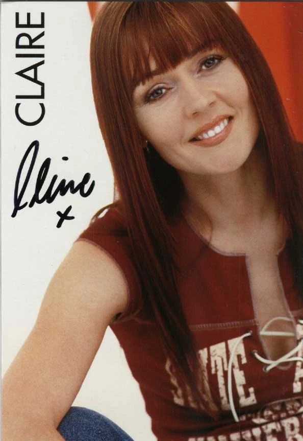 Autogrammkarte Claire – Vampires Alive Tour 2008