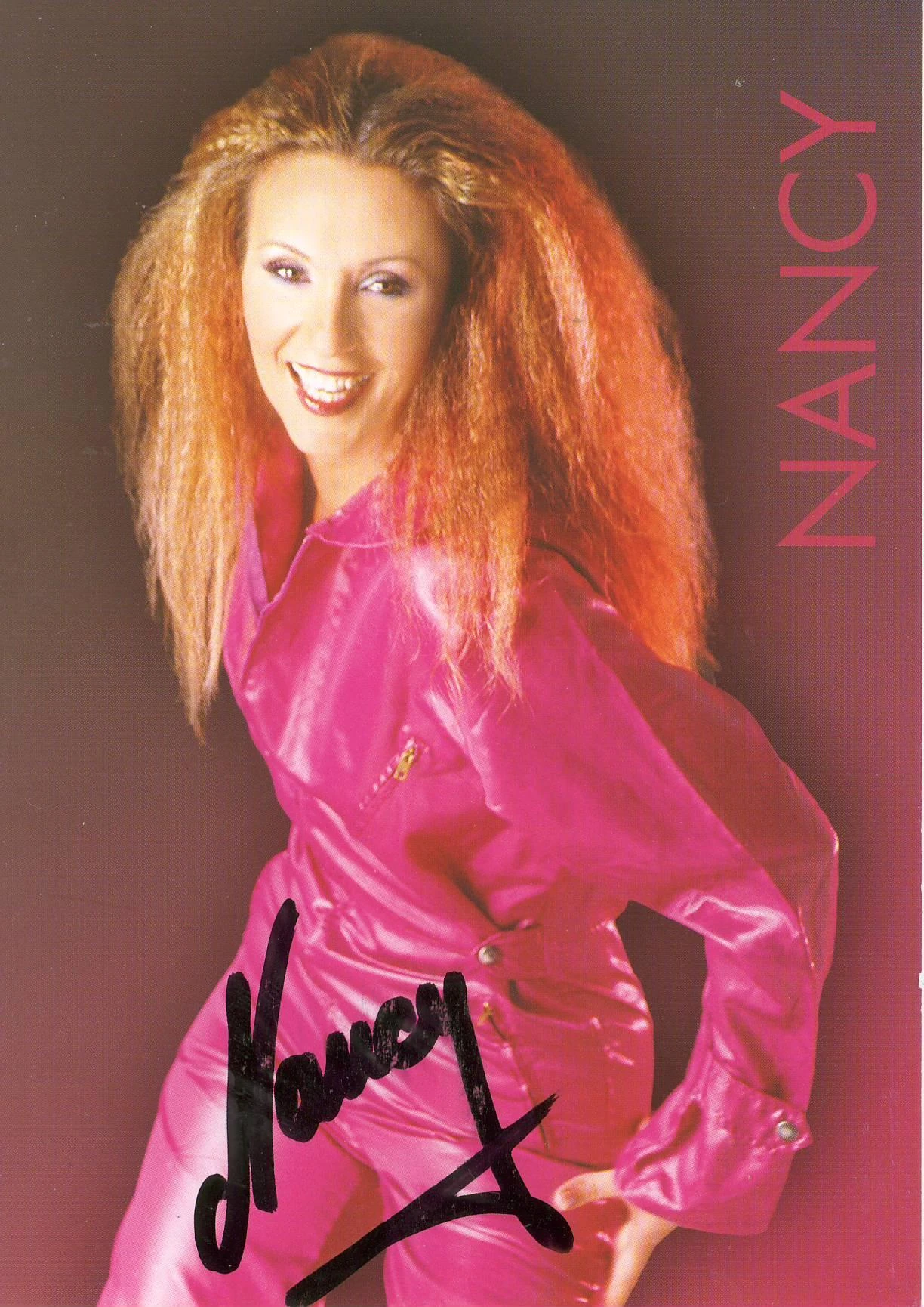 Autogrammkarte Nancy – Vampires Alive Tour 2008