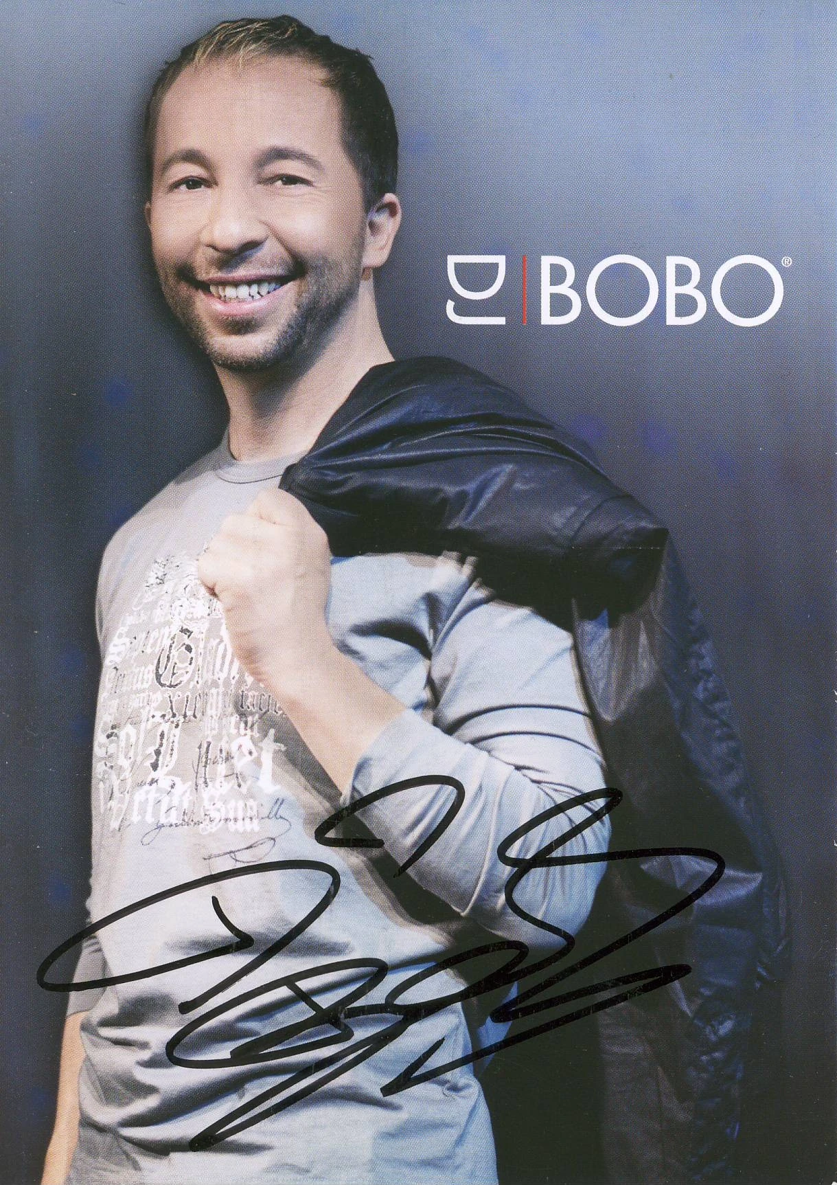 Autogrammkarte DJ BoBo – Fantasy Tour 2010